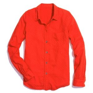 Madewell soft dot boyshirt